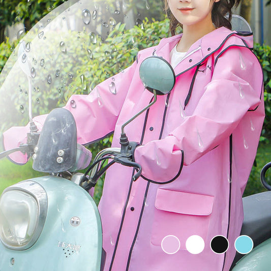 🍂Autumn Sales 49% OFF🥰Reusable Hooded Raincoat with Mask for Adults