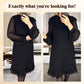⏳Limited-time 49% off⏰Women's Round neck dresses with plain rhinestones👗