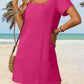 💕Last Day Promotion 64% OFF👗Women's Casual Square Neck Pocket Short Sleeve Dress with Pockets