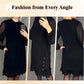 ⏳Limited-time 49% off⏰Women's Round neck dresses with plain rhinestones👗