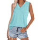 💖LAST DAY SALE: ￡14.99!!🏆Flash Sale🔥Women's Sleeveless V-Neck Slimming Loose Fit Casual Tank Top🎽