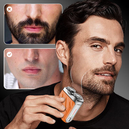 🔥2025 New Design 50% Off🔥 Mini Electric Rotary Dual Ring Pocket Shaver