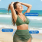 🥳2026 HOT SALE🥳💞50K+ SOLD!👵🏖️ 50% OFF! High Waisted Bikini Set with Swim Skirt – Gentle tummy control, flattering skirt coverage. Feel confident & comfortable by the water. 🌊🌸