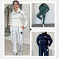 💥NEW HOT SALES - 50% OFF🔥Women's Casual Letter M Long Sleeve Two Piece Set(Fabric upgrade-Upgrade without price increase)