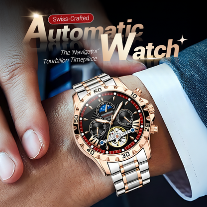 📢📢60 % OFF !!⌚Swiss Brand New Waterproof Automatic Mechanical Watches