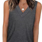 💖LAST DAY SALE: ￡14.99!!🏆Flash Sale🔥Women's Sleeveless V-Neck Slimming Loose Fit Casual Tank Top🎽