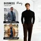 Mens High Neck Slim Fit Long Sleeve T-shirt