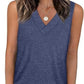 💖LAST DAY SALE: ￡14.99!!🏆Flash Sale🔥Women's Sleeveless V-Neck Slimming Loose Fit Casual Tank Top🎽