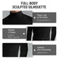 Mens High Neck Slim Fit Long Sleeve T-shirt