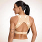 💕[Posture Correction] Soft, Breathable, Wire-Free Sports Bra - Full Cup Women's Non-Removable Molded Cups | Yoga, Fitness, Daily Workout in Beige