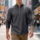 🤩49% Off!!👕Men's Quarter-Zip Jacquard Pullover Sweatshirt🌟