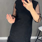 ⏳Limited-time 49% off⏰Women's Round neck dresses with plain rhinestones👗