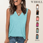 💖LAST DAY SALE: ￡14.99!!🏆Flash Sale🔥Women's Sleeveless V-Neck Slimming Loose Fit Casual Tank Top🎽