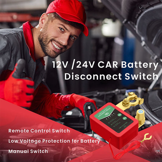 ⚡ Limited time 50% discount 🔋🚗12V/24V Remote Control Car Battery Disconnect Switch