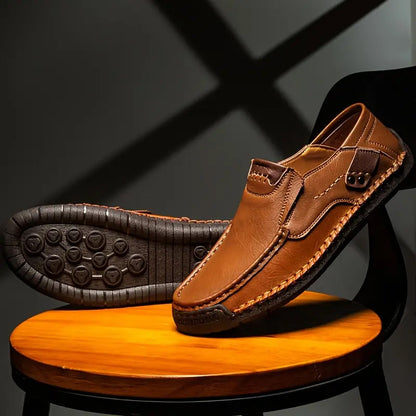 🔥piel de becerro transpirable🔥Zapatos de piel clásicos y cómodos para hombre.