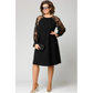 ⏳Time-Limited Special⏰Lace Patchwork Round Neck Long Sleeve Dress