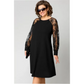 ⏳Time-Limited Special⏰Lace Patchwork Round Neck Long Sleeve Dress