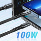 ⚡Transparent Luminous Super Fast Charging 3-in-1 Data Cable