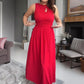 🎁2026 New Arrivals 50% OFF💥Women's Elegant Crew Neck Maxi Dress👗