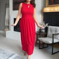 🎁2026 New Arrivals 50% OFF💥Women's Elegant Crew Neck Maxi Dress👗