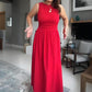 🎁2026 New Arrivals 50% OFF💥Women's Elegant Crew Neck Maxi Dress👗