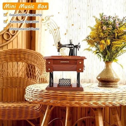 ✈️Free shipping when you buy 2✈️ - Wood Mini Sewing Machine Music Box