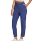 🔥Women's Elastic High-Waist Pants - Secure Pockets, Slim Fit, UK Sizes