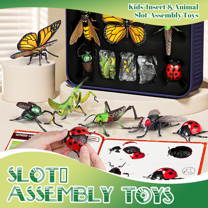 ✈️Free shipping✈️Kids' Insect & Animal Slot-Assembly Toys