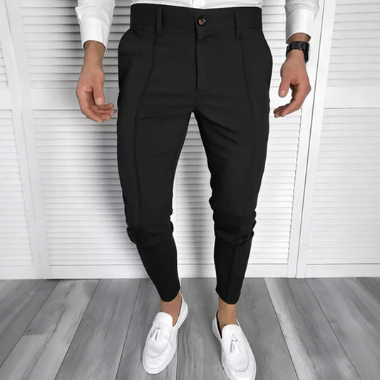 Men’s Casual Solid Color Dress Pants