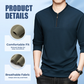 💥Limited time 50% off🎉Men's Half Zip V-Neck Casual Henley Shirt