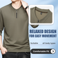 💥Limited time 50% off🎉Men's Half Zip V-Neck Casual Henley Shirt