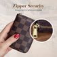 RFID Blocking Credit Card Zipper Wallet