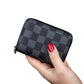 RFID Blocking Credit Card Zipper Wallet