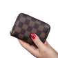 RFID Blocking Credit Card Zipper Wallet