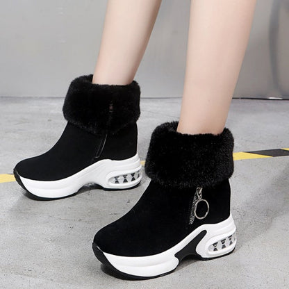 Women’s Thick Sole Lined Ankle Boots