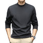 Men’s Antibacterial Solid Color Thermal Long Sleeve Top