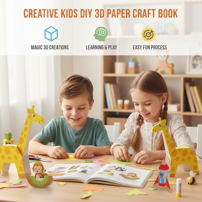 Creative Kids DIY 3D Paper Craft Book
