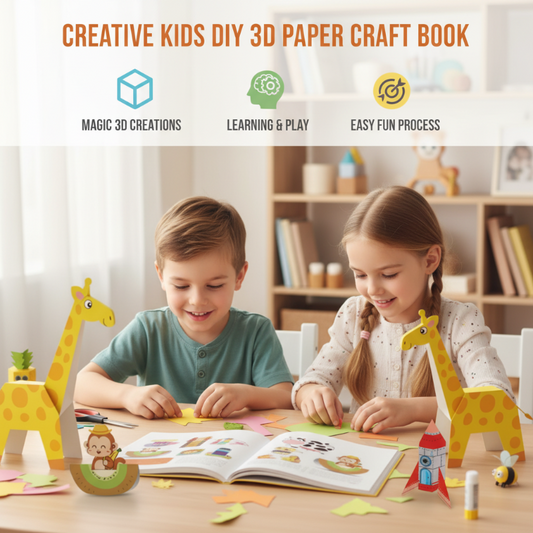Creative Kids DIY 3D Paper Craft Book