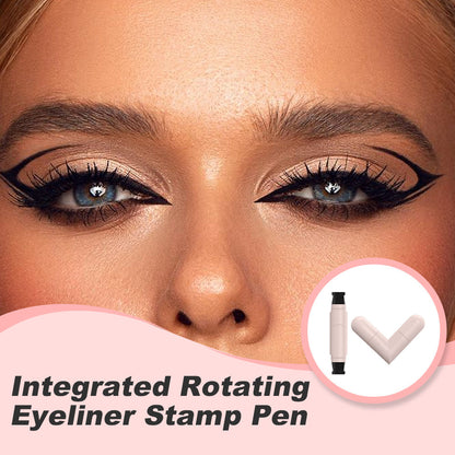 💜LAST DAY - BUY 1 GET 1 FREE💜Integrated Rotating Eyeliner Stamp Pen