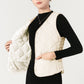 Women's Warm Quilted Lightweight Fitted Vest