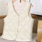 Women's Warm Quilted Lightweight Fitted Vest
