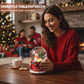 Christmas Crystal Snow Globe with LED Light