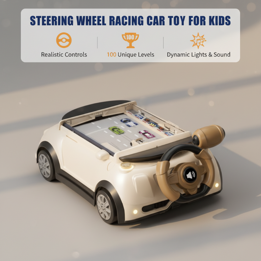 Steering Wheel Racing Car Toy for Kids
