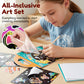 Kids Scratch Art & Sticker Book Set