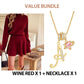 💖New Arrival 50% OFF💖—Women's Mock Neck Knit A-Line Mini Dress