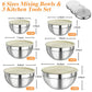 🔥 Special sale 50% off 🔥 6 stainless steel bowls with 3 grater accessories