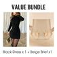 Women's Knit Ribbed Bodycon Mini Dress