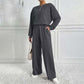 🏖️50% off!🌞Women's Cozy Long-Sleeve Top & Pants Set🆒