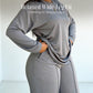 😌 Effortless Lounge Luxe | Long Sleeve Top & Pants Set | All-Day Comfort Combo ✨【Free Shipping】