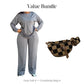 😌 Effortless Lounge Luxe | Long Sleeve Top & Pants Set | All-Day Comfort Combo ✨【Free Shipping】